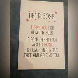 Funny Boss Appreciation Card